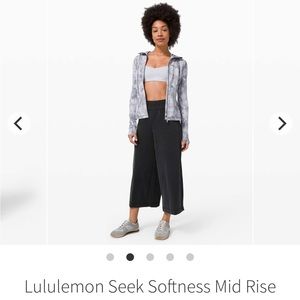 lululemon Seek Softness mid-rise crop pants with slit